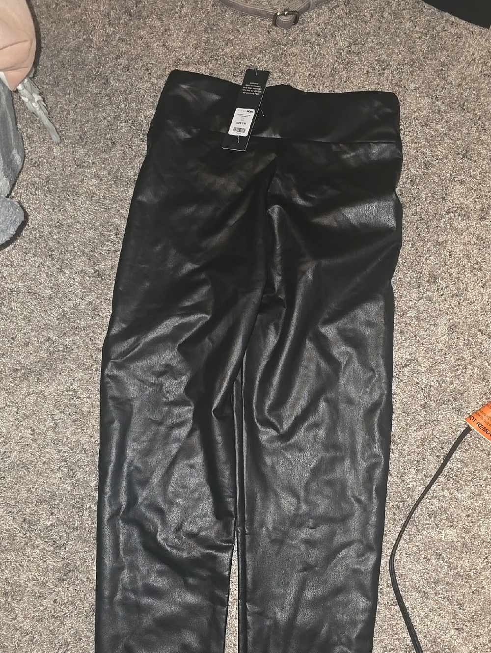 Fashion Nova Black Faux Leather Leggings